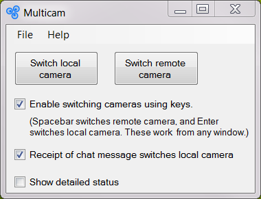 MultiCam application screenshot